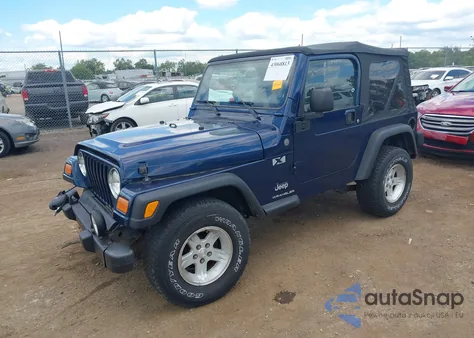 2004 Jeep Wrangler Sport from USA, damaged, VIN 1J4FA49S34P802083